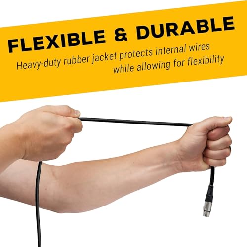 XLR Mic Cable Patch Cord - Male to Female, Professional Balanced Microphone Cable(50ft*2Pack) - size: 50ft*2