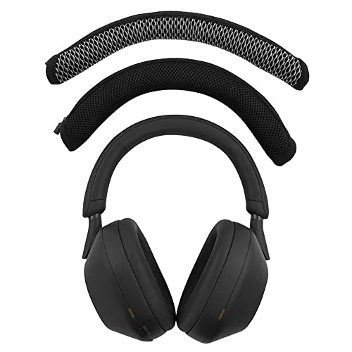Headband Cover Pad for Sony WH-1000XM5 Headphone, Headset Headband Protector Cushion Replacement with Zipper (Grey)