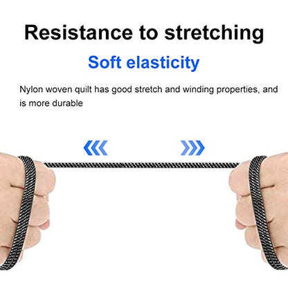 3.5mm to 6.35mm Stereo Audio Cable 20 ft, 1/4 to 1/8 Audio Cable,3.5mm Male to 6.35mm Male TRS Nylon Braid Cable Compatible for iPod, Laptop,Home Theater Devices, and Amplifiers (20FT/6M) - size: 20FT/6M