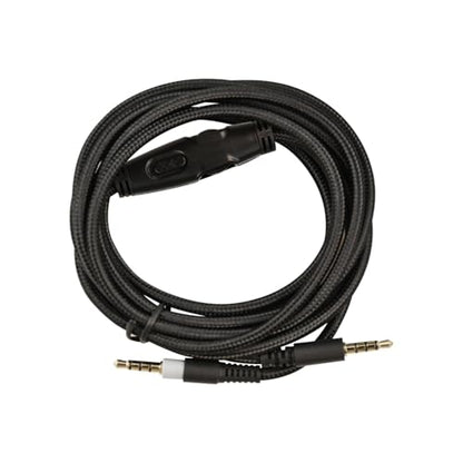 Flylin 2M 3.5mm Replacement Audio Aux Cable, Audio Cord Male to Male Cable | Compatible with Kingston Hyper Cloud and Hyper Cloud Alpha, Gaming Headset with Inline Mute and Volume Control, No Mic