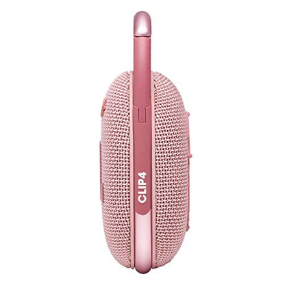 JBL Clip 4 - Portable Mini Bluetooth Speaker, big audio and punchy bass, integrated carabiner, IP67 waterproof and dustproof, 10 hours of playtime, speaker for home, outdoor and travel (Pink) - color: Pink