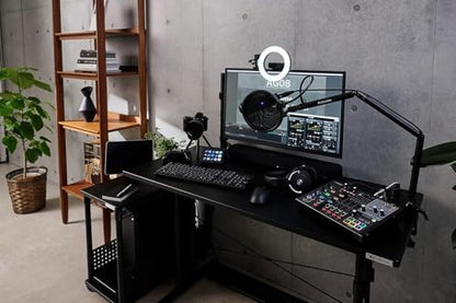 Yamaha AG08 Black 8-Channel USB-C Audio Interface and Live Streaming Mixer | with DSP Effects, Cubase AI & WaveLab Cast - color: Black, style: AG08