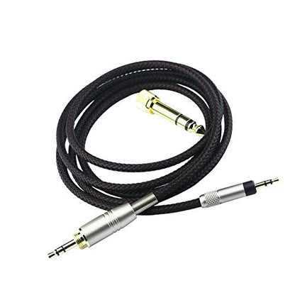 NewFantasia Replacement Audio Upgrade Cable Compatible with Bose QuietComfort 25, QuietComfort 35, QC25, QC35 II, QC35 Headphones 2meters/6feet - size: 6 feet