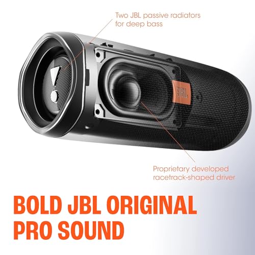 JBL Flip 5 (White) + Bundle with divvi! Protective Hardshell Case - color: White