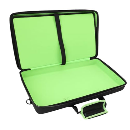 DJ Controller Case for DDJ SB2,EVA Padded DJ Controller Bag with Adjustable Shoulder Strap, Carrying Case,20.08"x12.20"x3.54", and Accessories