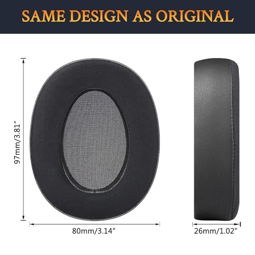 SOULWIT Cooling Earpads for Sony WH-H900N, MDR-100ABN - Black - color: Cooling Gel - Black
