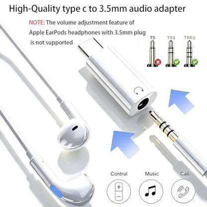 FRIGRAF 1PACK USB C to 3.5mm Audio Adapter, Type C to Headphone Jack Dongle | Hi-Fi USB C to Aux Adapter Compatible with iPhone 17 16 15 Pro/Pro Max/Plus, Samsung Galaxy S26 S24 Pixel, iPad Pro, MacBook - size: 1-Pack