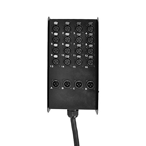 Seismic Audio SACB-16x4x25 16-Channel XLR Low Profile Circuit Board Snake Cable, 25-Feet - size: 25 Foot - 16 Send x 4 Return