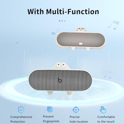 Case for Beats Pill (2024 Release),NOUKAJU Silicone Protective Cover,Drop-Proof,Scratch-Proof,Shock-Proof,Protective Case for Beats Pill Portable Bluetooth Speaker 2024 Release(White)