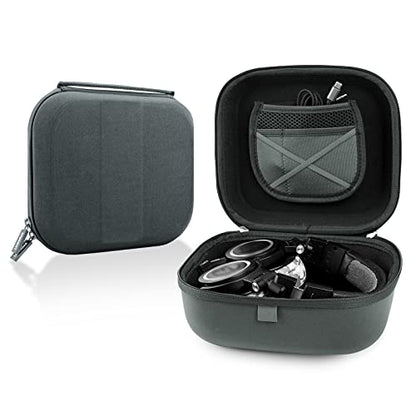 Linkidea Headphones Carrying Case Compatible with Audio-Technica ATH-M50X, ATH-GDL3 and More, Protective Hard Shell Travel Bag with Cable, Charger Storage (Dark Grey)