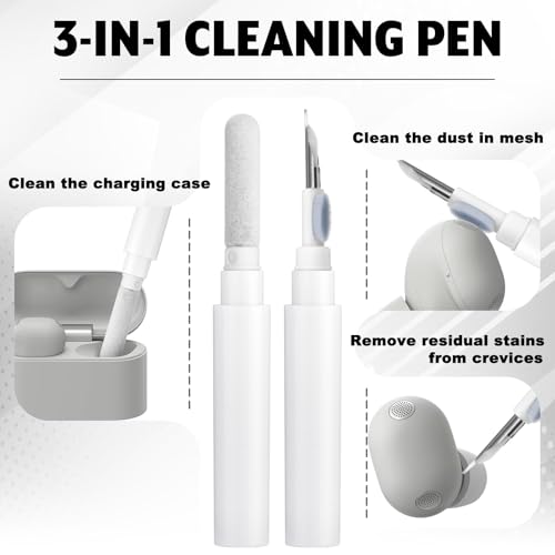 3 Pairs Silicone Ear Tips Compatible with WF-1000XM6 Earbuds with Cleaning Pen kit, Replacement Anti-Slip Silicone Ear Tips with Cleaning Tool for Wireless Earbuds