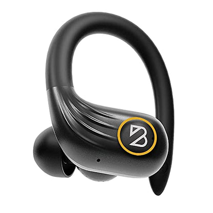 Back Bay Audio Runner Wireless Running Earbuds, Earbud Over Ear Hooks - color: Black