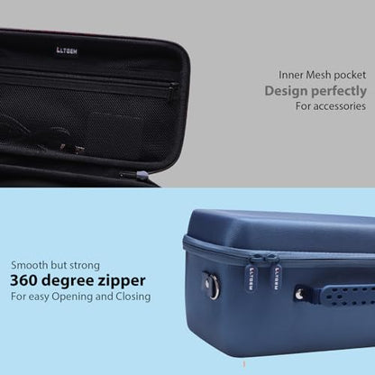 Case for Bose SoundLink Max Bluetooth Speakers Black | Hard Carrying Travel Case for Bose SoundLink Max Bluetooth Speakers - color: Black
