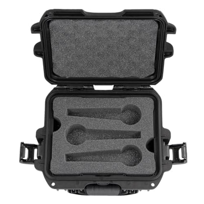 Gator GM-06-MIC-WP Waterproof Injection-Molded 6 Microphone Case - style: (6) Wired Microphones