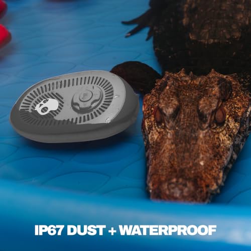 Skullcandy Session 540 Portable Lightweight Bluetooth Speaker - Cement | Waterproof, Dustproof, 17 Hours of Playtime, Built for Home, Outdoors, Party, Travel, Big Sound, iPhone Android Compatible - color: Cement