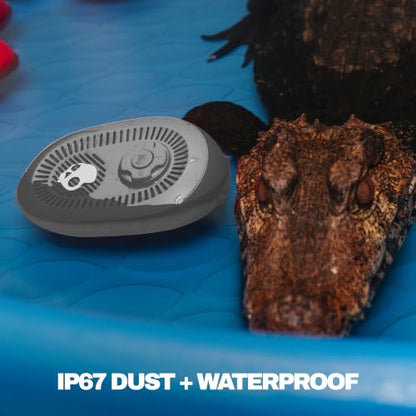 Skullcandy Session 540 Portable Lightweight Bluetooth Speaker - Cement | Waterproof, Dustproof, 17 Hours of Playtime, Built for Home, Outdoors, Party, Travel, Big Sound, iPhone Android Compatible - color: Cement