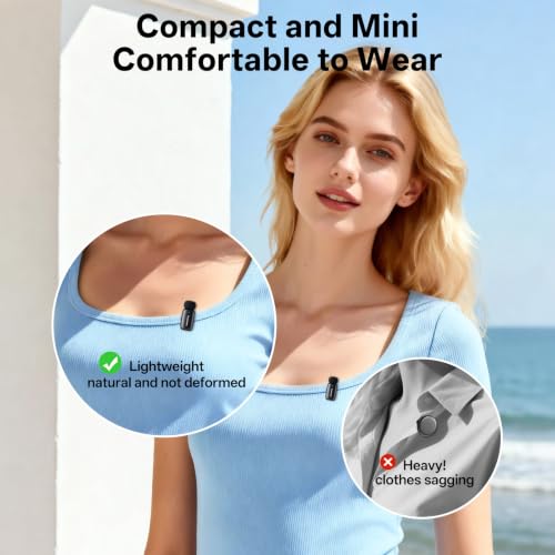 2 Sets Mini Wireless Microphone for iPhone ipad Android - color: 2 Sets(4TX+1 C RX+2 Lightning RX+2 Charging Case)
