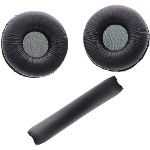 Deal4GO Original Headphone Earpads w/Headband Cover Cushion Replacement for JBL Tune 500 500BT 510 520 560 590 Headset Earmuff (Black)