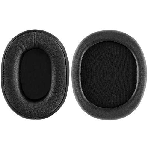 Geekria QuickFit Replacement Ear Pads Compatible with Audio Technica ATH-M50X, M50XBT, M50xBT2, M50x ENSO, M50, M40X, M30, M20, AR5BT Headphones, Ear Cushions with Video Guide (Black) - color: Black