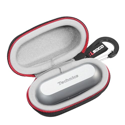 RLSOCO Carrying Case for Technics EAH-AZ100 Reference Class Hi-Fi Wireless Earbuds (Case Only)