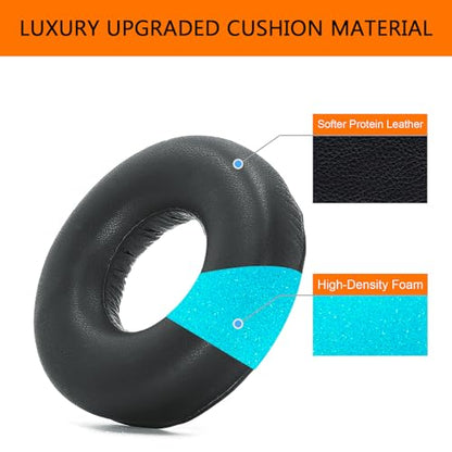 Defean Kit 2 IN1 Earpads for Sony WH-CH520 Wireless Headphones-Black | Replacement Cushions Kit 2 IN1 Ear Pads + Headband,Replacement Headstrap Pad & Earpads Repair Part - color: Black