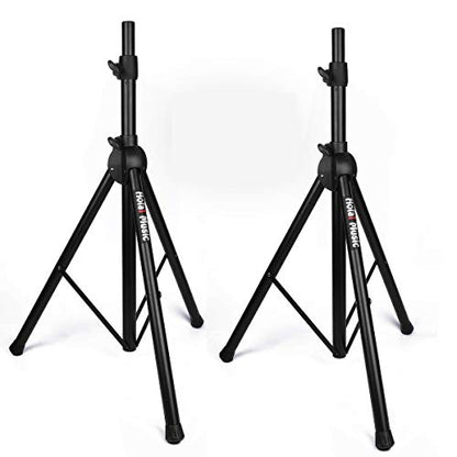 Hola! Music Pair PA Speaker Stands Heavy Duty Tripod Adjustable 4-6ft