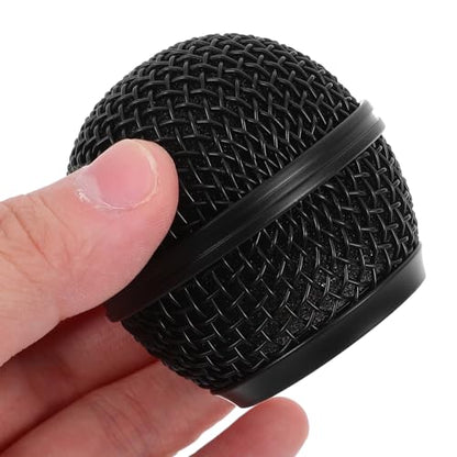ERINGOGO 4-Pack Microphone Grille Replacement Mesh Mic Grill Heads 1.96 Inch Colored Mic Covers Noise Reduction Mesh Microphone Grille Ball Head Replacement for Wireless and Wired Mics