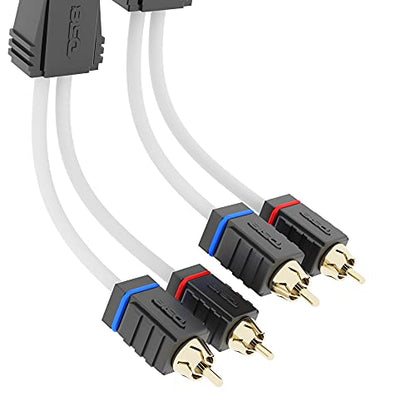 DS18 MOFCR-3FT 2 Channels OFC Marine RCA Audio Stereo Cable - 3 Feet - style: 3 Ft