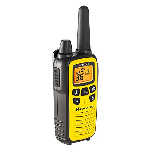 Midland LXT630X3VP3 FRS Walkie Talkies - Long Range 36-Channel Two-Way Radios, NOAA Weather Alerts (3-Pack, Yellow - Black) - style: 3 Pack - Yellow/Black
