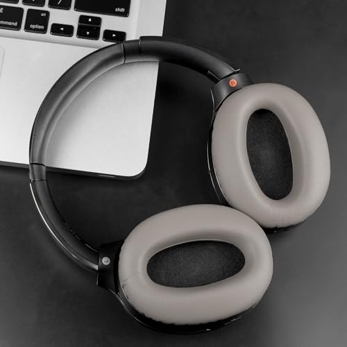 SOULWIT Replacement Earpads Cushions for Sony WH-1000XM2 (WH1000XM2) & MDR-1000X (MDR1000X) Headphones, Ear Pads with Noise Isolation Foam, Added Thickness (Gold) - color: Gold