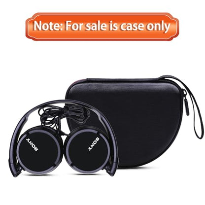 Case for Sony MDR-ZX110/ZX110AP/ZX310AP Wired On-Ear Headphones Rose Gold | Hard Carrying Travel Case for Sony ZX Series MDR-ZX110/ZX110AP/ZX310AP Wired On-Ear Headphones - color: Rose Gold