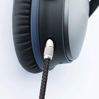 NewFantasia Replacement Audio Upgrade Cable Compatible with Bose QuietComfort 25, QuietComfort 35, QC25, QC35 II, QC35 Headphones 1.2meters/4feet - size: 4 feet