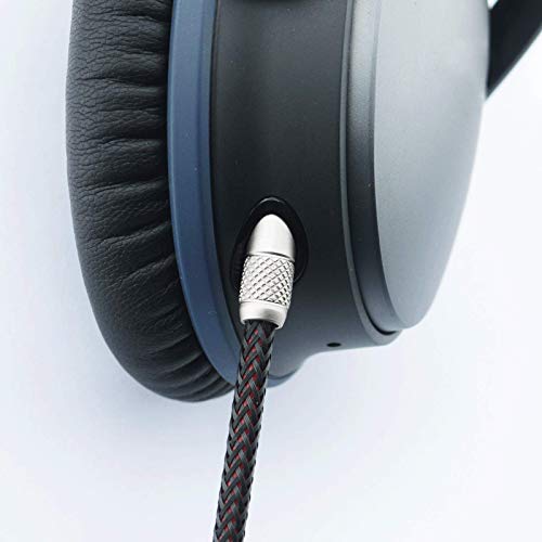 NewFantasia Replacement Audio Upgrade Cable Compatible with Bose QuietComfort 25, QuietComfort 35, QC25, QC35 II, QC35 Headphones 2meters/6feet - size: 6 feet