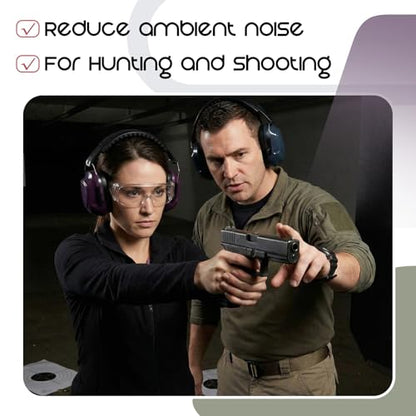 12 Pcs Adults Kids Ear Protection Noise Cancelling Headphones Shooting Ear Muffs Bulk 27dB Noise Reduction Earmuffs Hearing Protection for Gun Range Outdoor Mowing - size: Universal Fit (kids & Adults), style: Shooting Style 2
