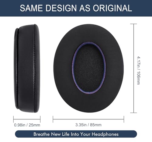 Ice Silk Fabric Earpads for HyperX Cloud/Alpha, Audio Technica M50X/M40X