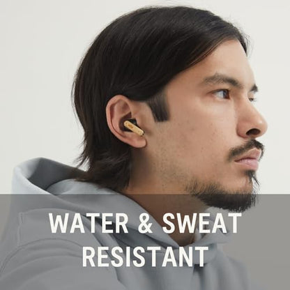 House of Marley Little Bird True Wireless Earbuds, Touch Controls, Built-in Mic, 24 Hours Playtime with Case, USB-C Quick Charge, Sustainable Materials, Movie and Gaming Mode, Black | Earphones with integrated microphone, 24 hours of battery life, In-ear