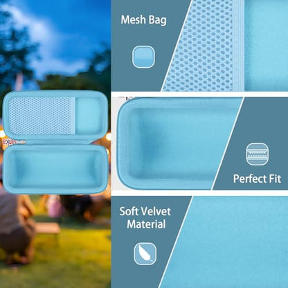 khanka Hard Travel Case Replacement for Sonos Roam 2 / Sonos Roam Portable Smart Bluetooth Speaker - color: Blue