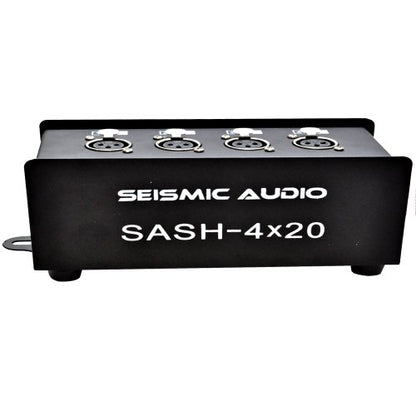 Seismic Audio - SASH-4x20 - 4 Channel XLR Send Sub Snake Cable - 20 Feet - size: 20 Feet - 4 Channel