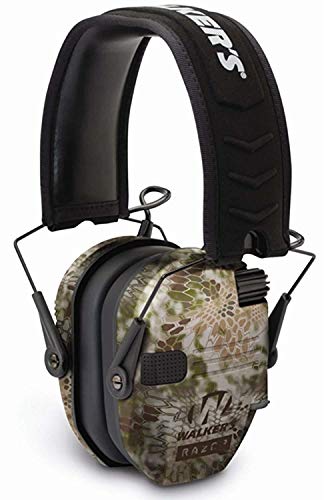 Walker's Razor Slim Electronic Earmuffs | Protective Case - color: Camo