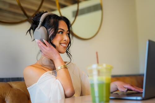 Sony WH-1000XM6 The Best Noise Cancelling Wireless Headphones, Sandstone | HD NC Processor QN3, 12 Microphones, Adaptive NC Optimizer, Mastered by Engineers, Studio-Quality, Up to 30 Hrs of Battery - color: Sandstone