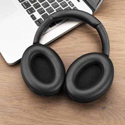 Replacement Ear Pads for Sony WH-1000XM3 Headphones, Ear Cushions for WH1000XM3, Extra Thick Earpads, Headphone Pads with Protein Leather＆Memory Foam, Replacement Cushions - color: Gold