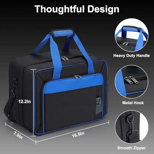 GDNasist Carrying Case Compatible with PS5/PS5 Pro/PS5 Slim - color: Black