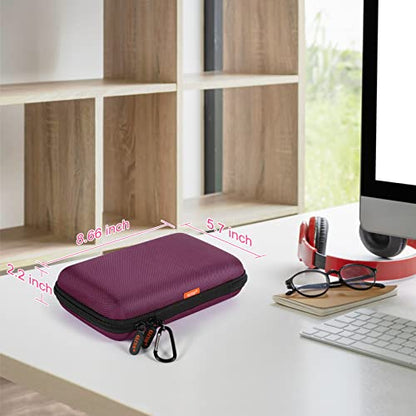 Deep Purple Carrying Case. GLCON Hard Storage Case - color: Deep Purple