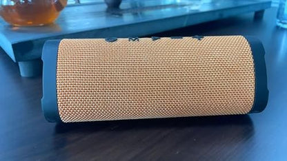 Vanzon Bluetooth Speakers V40 Portable Wireless Speaker V5.0 with 24W Loud Stereo Sound, TWS, 24H Playtime & IPX7 Waterproof, Suitable for Travel, Home&Outdoors(Yellow,Hij - color: Yellow