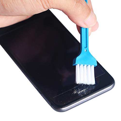 Tatuo 16 Pcs Cell Phone Cleaning Kit USB Charging Port Dust Plugs and Speaker Headphone Jack Camera Cleaning Brush Set for Daily Phone Clean Protect Task