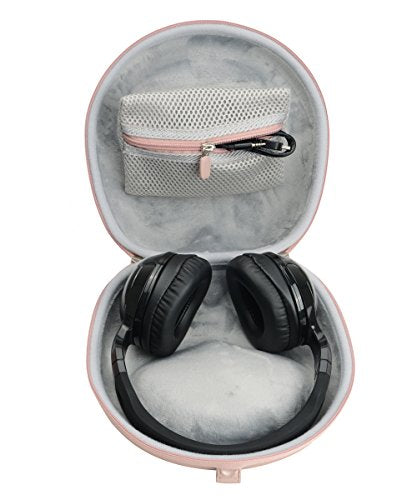 case for Raycon Everyday Wireless Bluetooth Over Ear Headphones, JBL Live 650BTN, E65BTNC, Quantum,Duet, E45BT, E55BT, Everest 310, Skullcandy Hesh3/ 2/2 Wireless, Crusher, Riff, Grind - color: Rose Gold