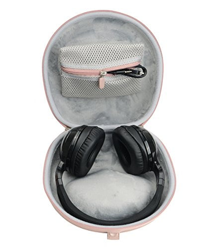 case for Raycon Everyday Wireless Bluetooth Over Ear Headphones, JBL Live 650BTN, E65BTNC, Quantum,Duet, E45BT, E55BT, Everest 310, Skullcandy Hesh3/ 2/2 Wireless, Crusher, Riff, Grind - color: Rose Gold