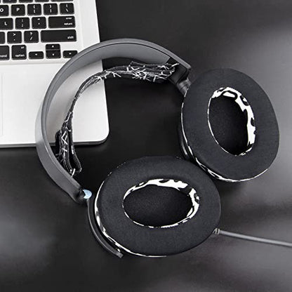 SOULWIT Earpads for ATH M50X/M40X, HyperX Cloud 2/3/Alpha, MDR-7506, Arctis 7/9/5/Nova 7/Pro Wired, G Pro X, Sennheiser HD280, Razer Kaira/Barracuda/Kraken Series, Turtle Beach Stealth,Cooling Gel-S L - color: Snow Leopard