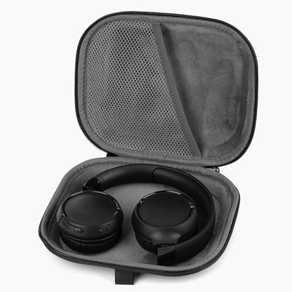 Linkidea Headphones Carrying Case Compatible with JBL Tune 670NC/Tune 660/600BT/570BT, Live 460NC/400BT, Protective Hard Shell Travel Bag with Cable, Charger Storage (Black)