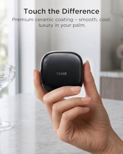 TALIX T30 Noise Cancelling Earbuds with Phone Stand, Punchy Bass, 4-Mic, True Wireless Bluetooth 6.0 in Ear Headphones, 28H Playtime, IPX4 (Black) - color: Black